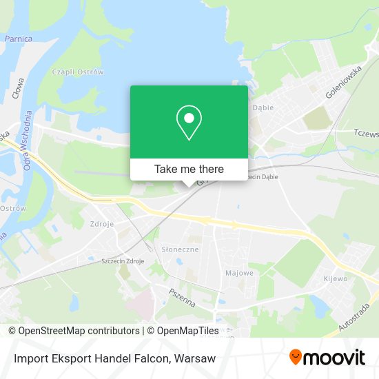 Import Eksport Handel Falcon map