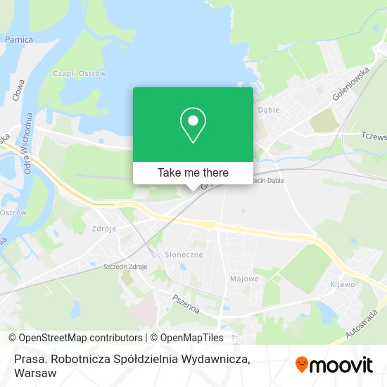 Prasa. Robotnicza Spółdzielnia Wydawnicza map