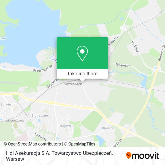 Hdi Asekuracja S.A. Towarzystwo Ubezpieczeń map