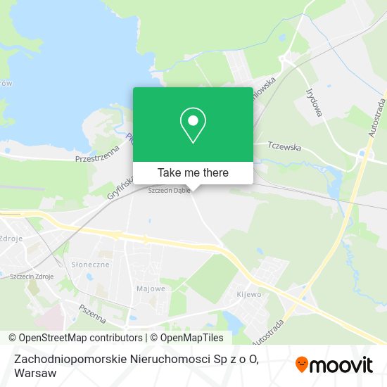 Zachodniopomorskie Nieruchomosci Sp z o O map