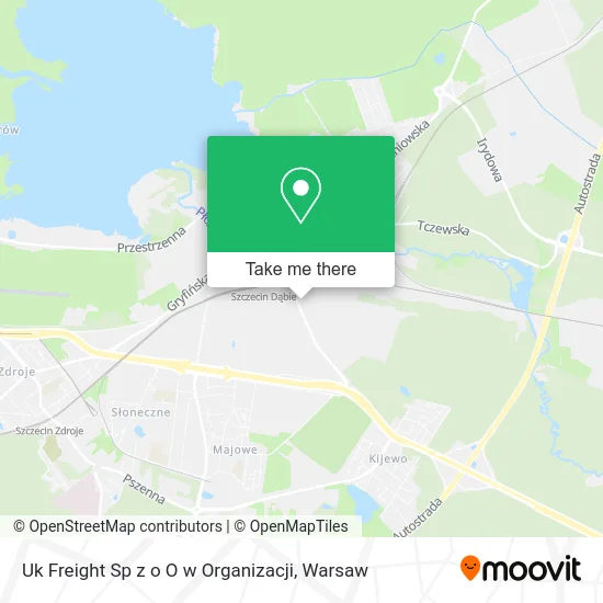 Карта Uk Freight Sp z o O w Organizacji