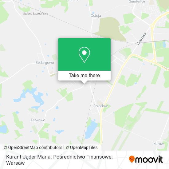 Kurant-Jąder Maria. Pośrednictwo Finansowe map