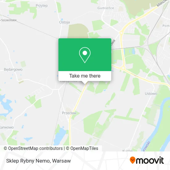 Sklep Rybny Nemo map