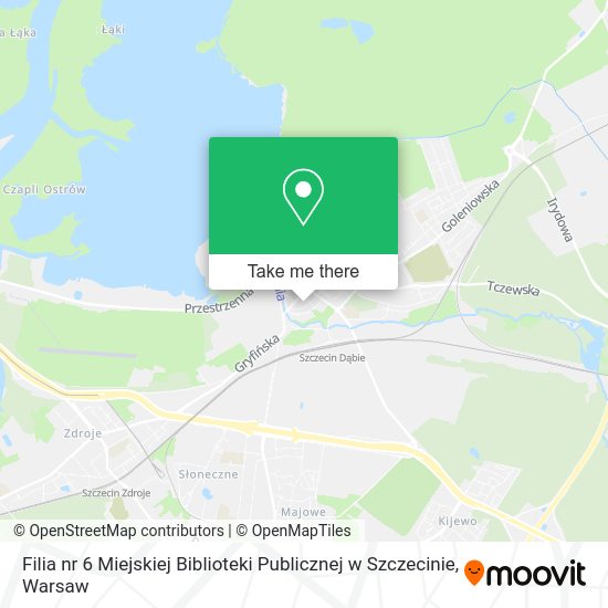 Filia nr 6 Miejskiej Biblioteki Publicznej w Szczecinie map