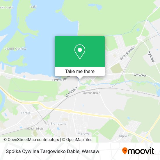 Spółka Cywilna Targowisko Dąbie map