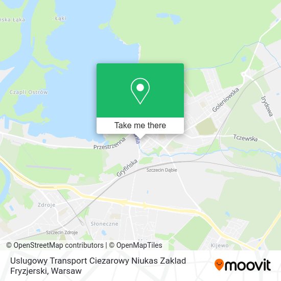 Uslugowy Transport Ciezarowy Niukas Zaklad Fryzjerski map