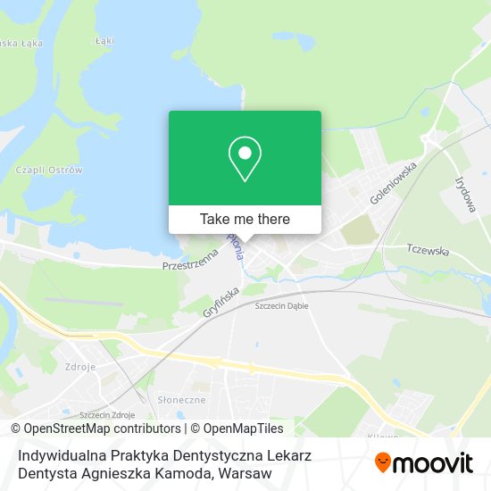 Indywidualna Praktyka Dentystyczna Lekarz Dentysta Agnieszka Kamoda map