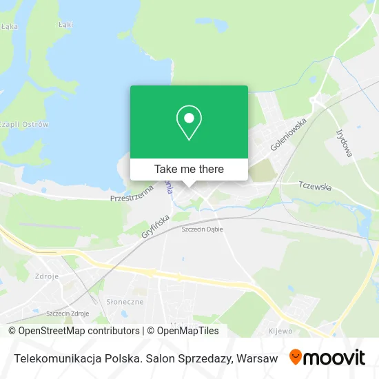 Карта Telekomunikacja Polska. Salon Sprzedazy