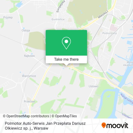 Polmotor Auto-Serwis Jan Przepłata Dariusz Olkiewicz sp. j. map