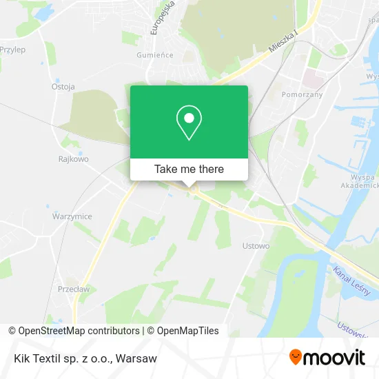 Карта Kik Textil sp. z o.o.
