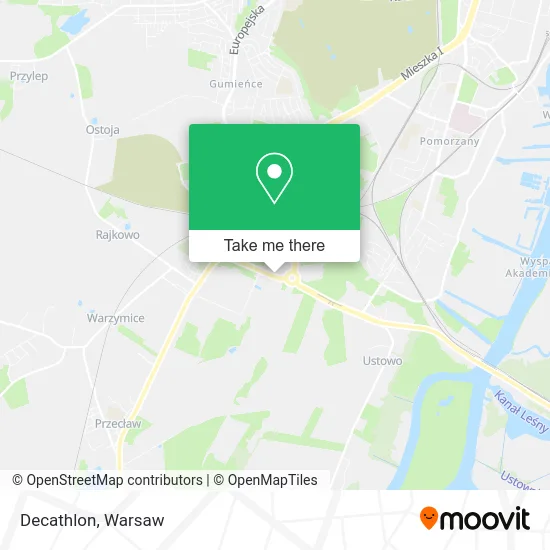 Decathlon map