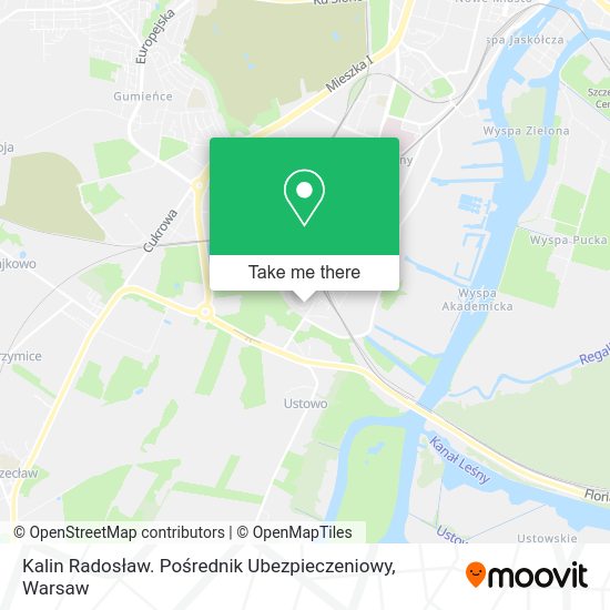 Kalin Radosław. Pośrednik Ubezpieczeniowy map