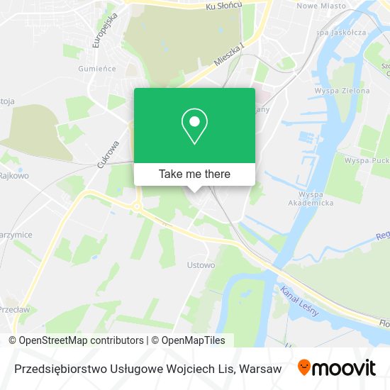 Przedsiębiorstwo Usługowe Wojciech Lis map