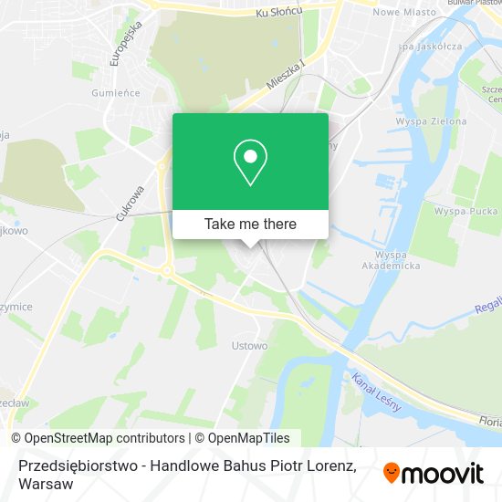 Przedsiębiorstwo - Handlowe Bahus Piotr Lorenz map