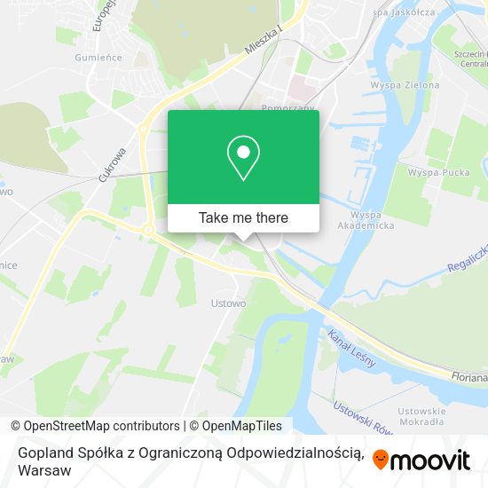 Gopland Spółka z Ograniczoną Odpowiedzialnością map