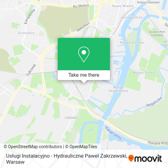 Usługi Instalacyjno - Hydrauliczne Paweł Zakrzewski map