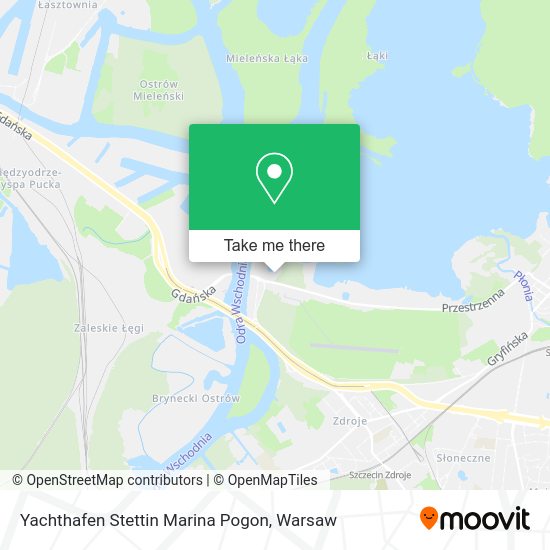 Yachthafen Stettin Marina Pogon map