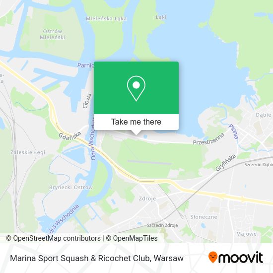 Marina Sport Squash & Ricochet Club map