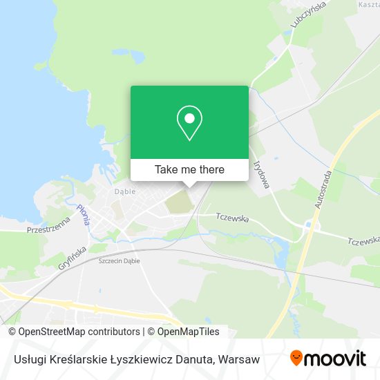 Usługi Kreślarskie Łyszkiewicz Danuta map