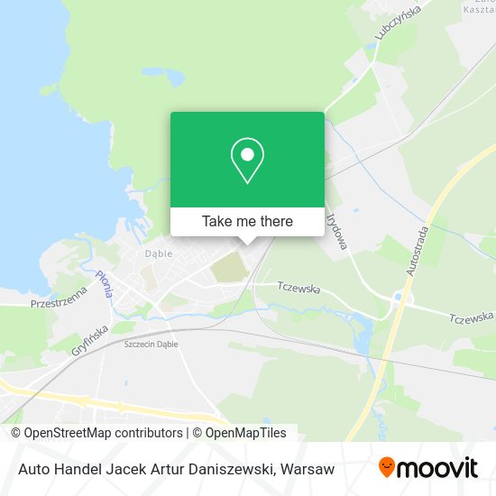 Auto Handel Jacek Artur Daniszewski map