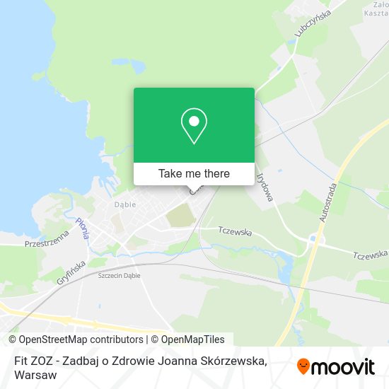 Fit ZOZ - Zadbaj o Zdrowie Joanna Skórzewska map