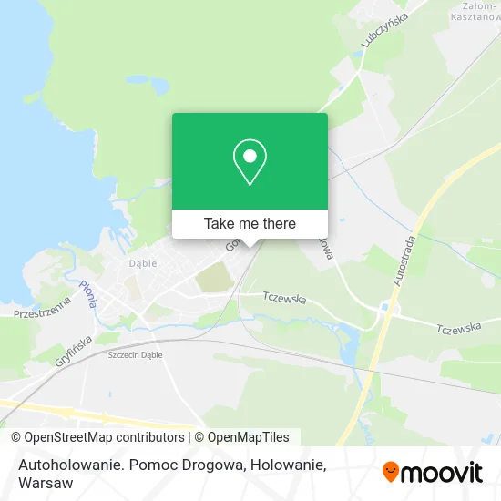 Карта Autoholowanie. Pomoc Drogowa, Holowanie