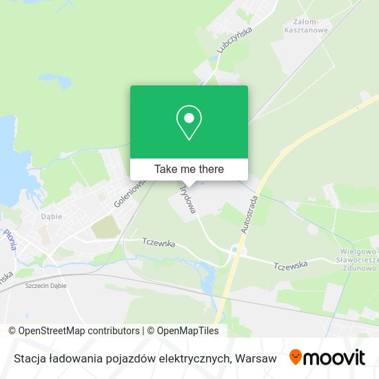 Stacja ładowania pojazdów elektrycznych map