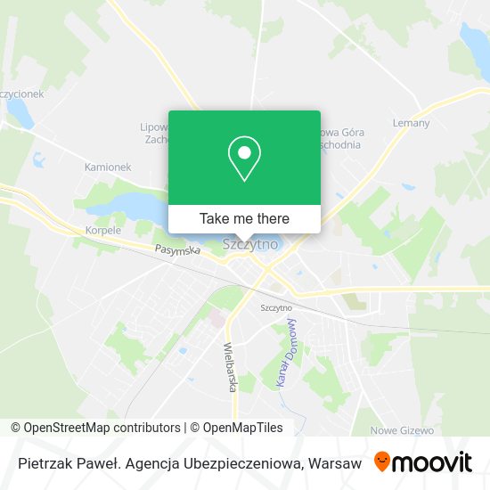 Pietrzak Paweł. Agencja Ubezpieczeniowa map