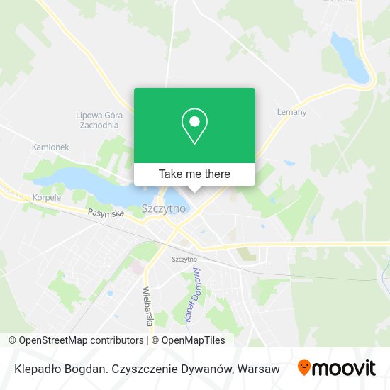 Карта Klepadło Bogdan. Czyszczenie Dywanów