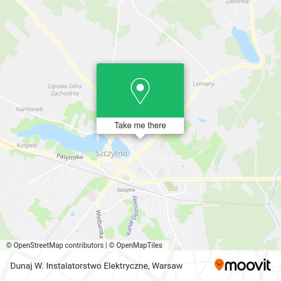 Dunaj W. Instalatorstwo Elektryczne map