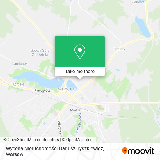 Wycena Nieruchomości Dariusz Tyszkiewicz map