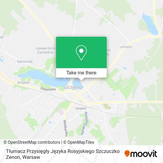 Tłumacz Przysięgły Języka Rosyjskiego Szczuczko Zenon map