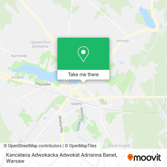 Kancelaria Adwokacka Adwokat Adrianna Banet map