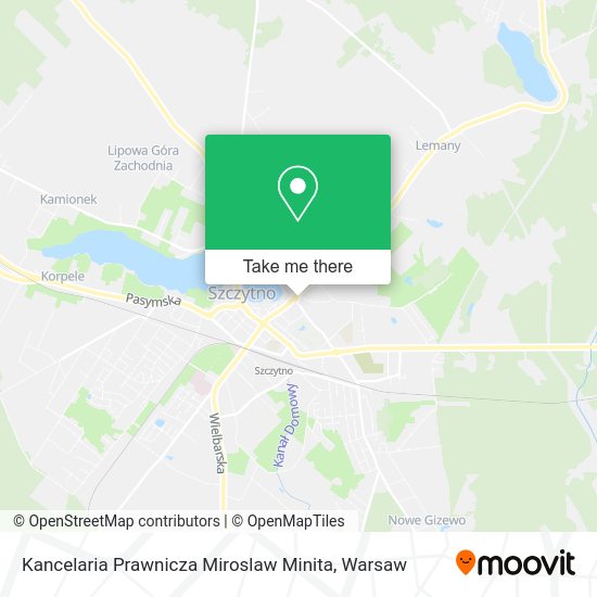 Kancelaria Prawnicza Miroslaw Minita map