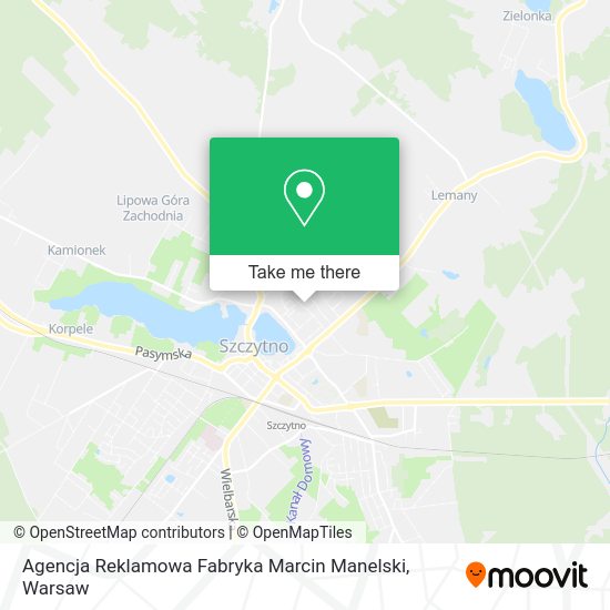 Agencja Reklamowa Fabryka Marcin Manelski map