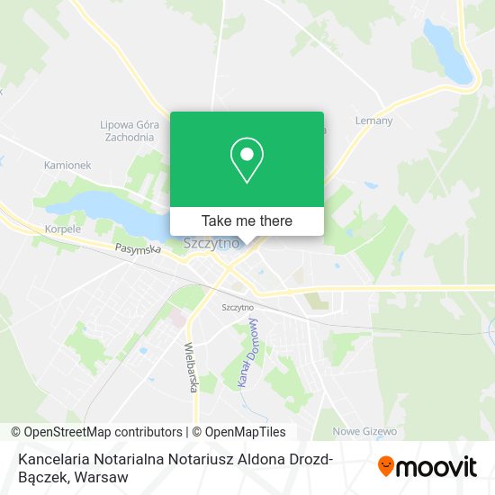 Kancelaria Notarialna Notariusz Aldona Drozd-Bączek map