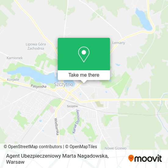 Agent Ubezpieczeniowy Marta Nagadowska map