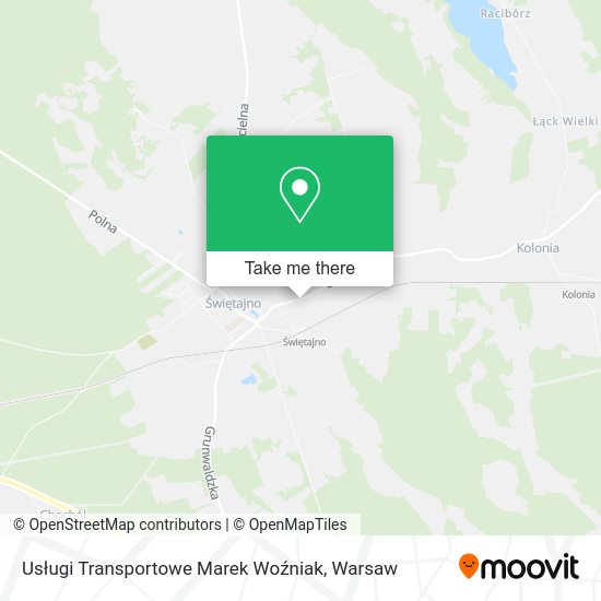 Usługi Transportowe Marek Woźniak map