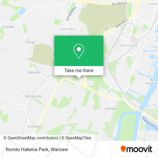 Rondo Hakena Park map