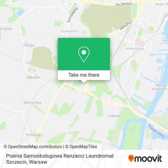 Pralnia Samoobsługowa Renzacci Laundromat Szczecin map