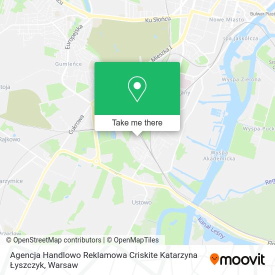 Agencja Handlowo Reklamowa Criskite Katarzyna Łyszczyk map