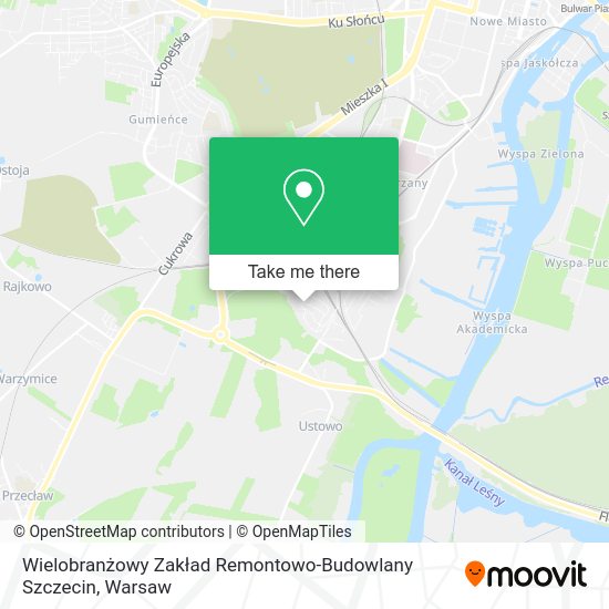 Wielobranżowy Zakład Remontowo-Budowlany Szczecin map