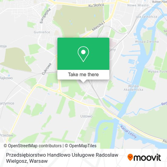 Przedsiębiorstwo Handlowo Usługowe Radosław Wielgosz map