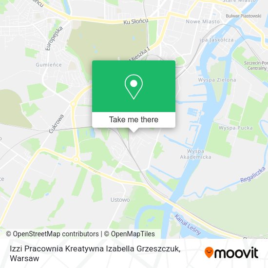 Izzi Pracownia Kreatywna Izabella Grzeszczuk map