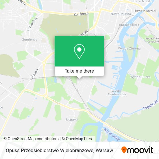 Opuss Przedsiebiorstwo Wielobranzowe map