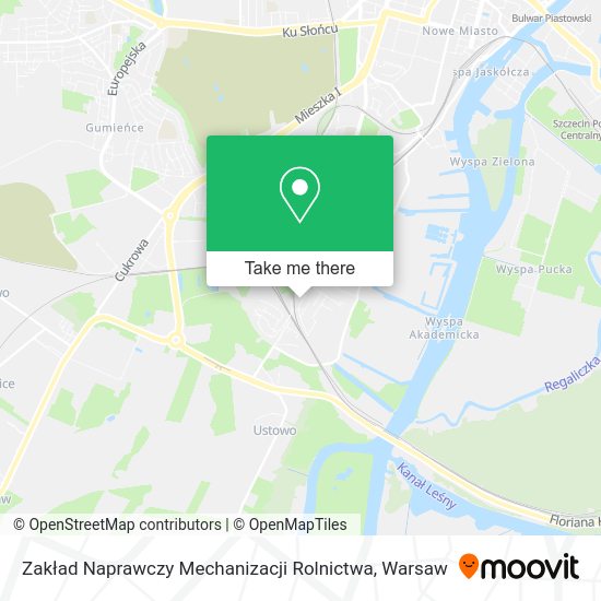 Zakład Naprawczy Mechanizacji Rolnictwa map