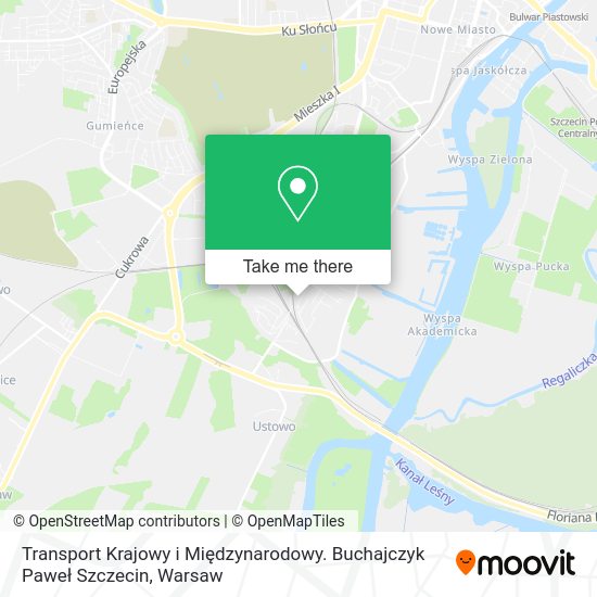 Transport Krajowy i Międzynarodowy. Buchajczyk Paweł Szczecin map