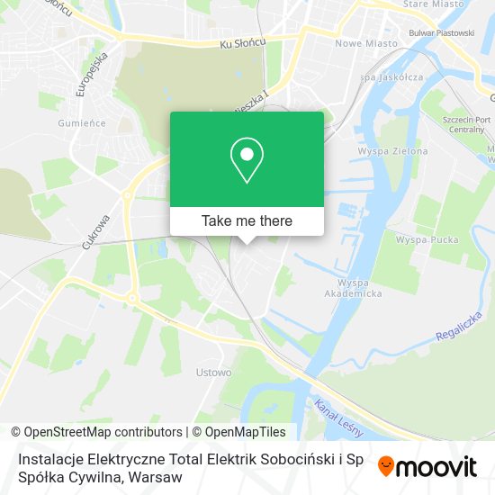 Instalacje Elektryczne Total Elektrik Sobociński i Sp Spółka Cywilna map