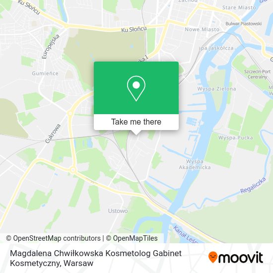 Magdalena Chwiłkowska Kosmetolog Gabinet Kosmetyczny map