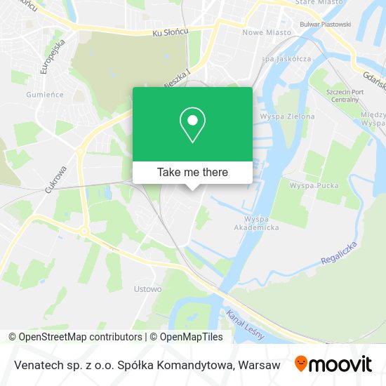 Venatech sp. z o.o. Spółka Komandytowa map